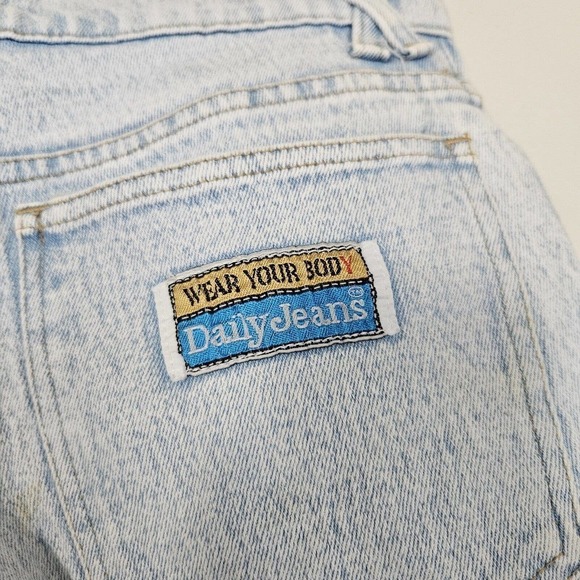 Vtg Anti Basic Daily Jeans Womens Side Lace Up Jeans Size 13/14 29 Waist Acid - Picture 7 of 11